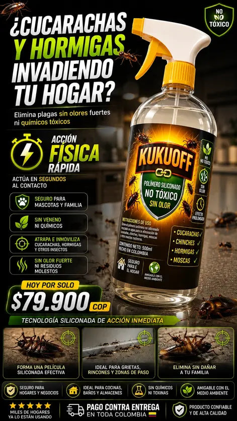 KUKUOFF® - Elimina plagas en segundos🪳🪳 🪳